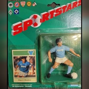 1989 RARE French Sportstars Starting Lineup Diego Maradona Soccer SLU Kenner